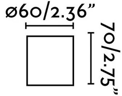 FARO 62152 - Applique TEN 1xE27/15W/230V dorata