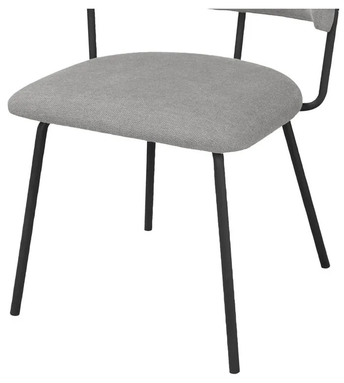 Set di sedie da pranzo grigie 2 pz Claudia - Støraa