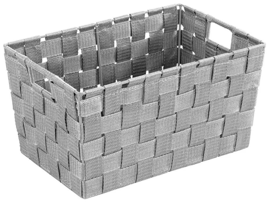 WENKO 22791100 - Cesto ADRIA 30x20 cm grigio