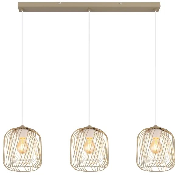 Globo 15965-3H - Lampadario a sospensione con cavo DICHTI 3xE27/40W/230V