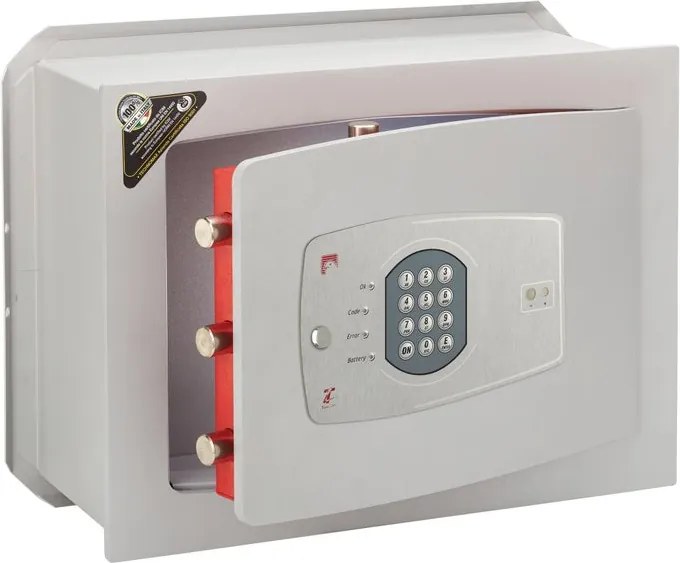 Cassaforte con codice elettronico TECHNOMAX NT/5AT a incasso L 46 x H 34 x P 20 cm