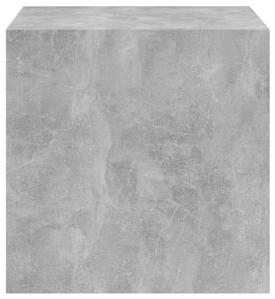 Mobili a Muro 2pz Grigio Cemento 37x37x37 cm Legno Multistrato