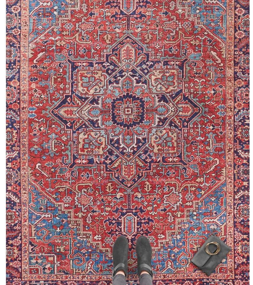 Tappeto rosso , 200 x 290 cm Amata - Nouristan