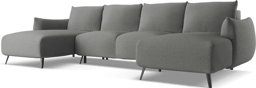 Divano angolare grigio chiaro Malie – Makamii