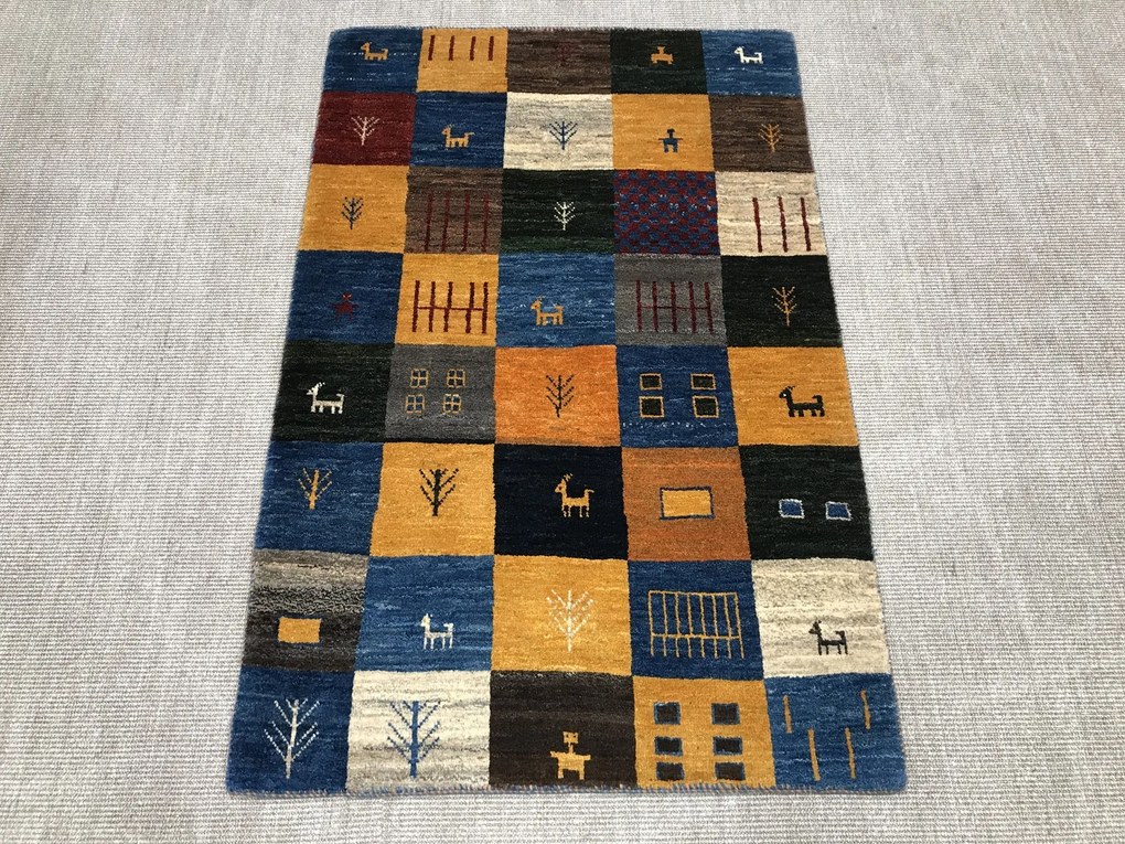 Gabbeh Tappeto persiano 100x160 (Iran) Annodato A Mano
