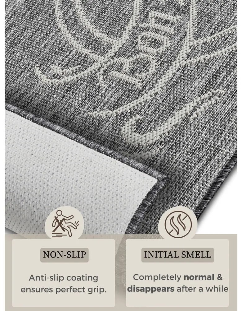 Tappeto greige 92x150 cm Cucina – Hanse Home