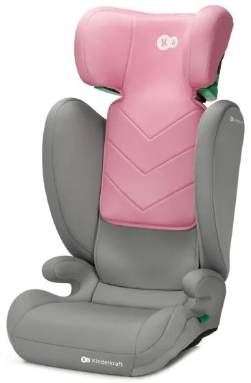 KINDERKRAFT - Seggiolino auto I-SPARK i-Dimensioni (100-150 cm) rosa