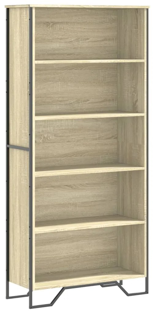 Libreria rovere sonoma 80x31x169 cm in truciolato