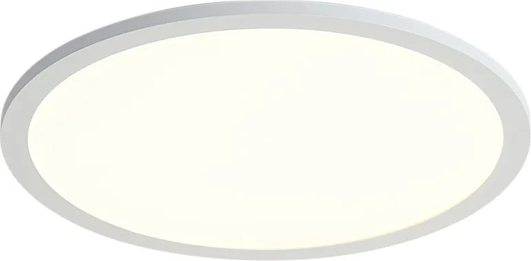 Pannello LED Smart bianco 40 cm con LED Dim to Warm e telecomando - Knob