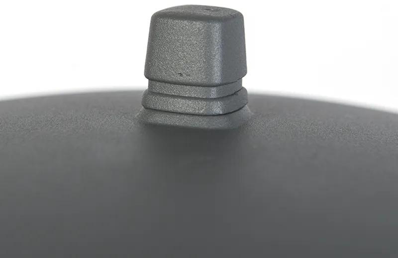 Lampione esterno moderna grigio scuro 136,5 cm - PLATAR