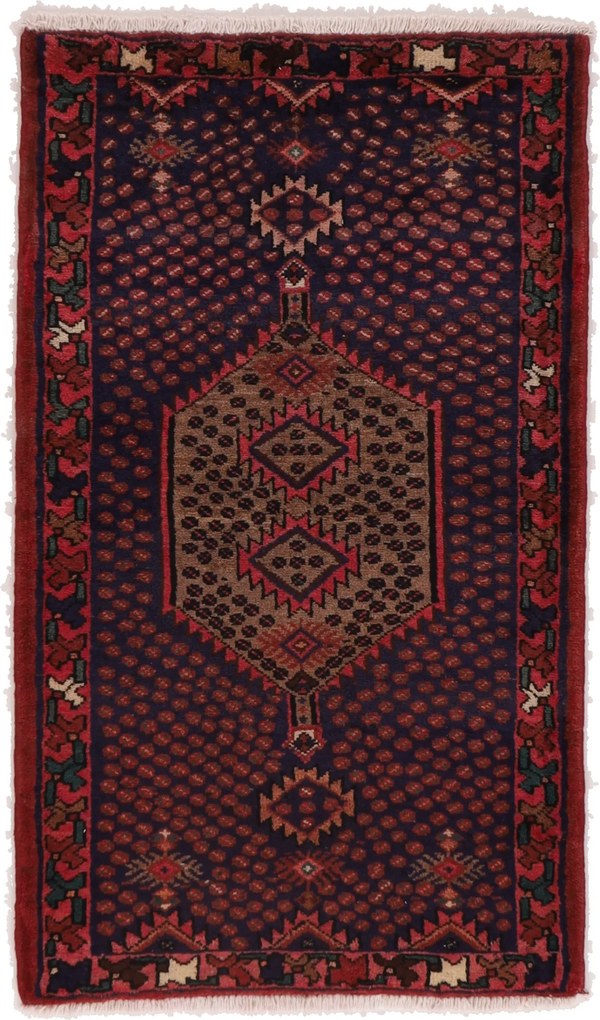 Hamedan Tappeto persiano 130x80 (Iran) Annodato A Mano