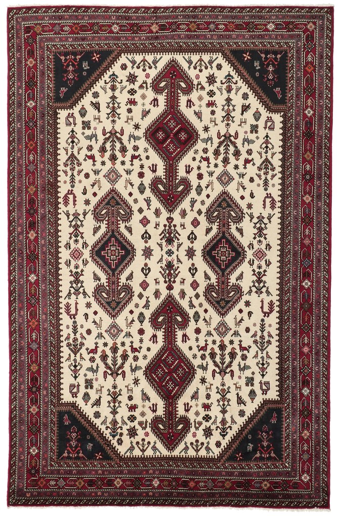 Nasrabad Tappeto persiano 200x310 (Iran) Annodato A Mano
