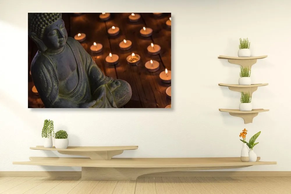 Quadro su tela – Buddha pieno di armonia
