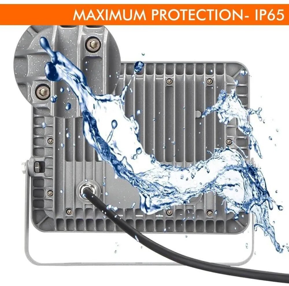 Proiettore LED 100W IP65, 120lm/W Colore Bianco Freddo 5.700K