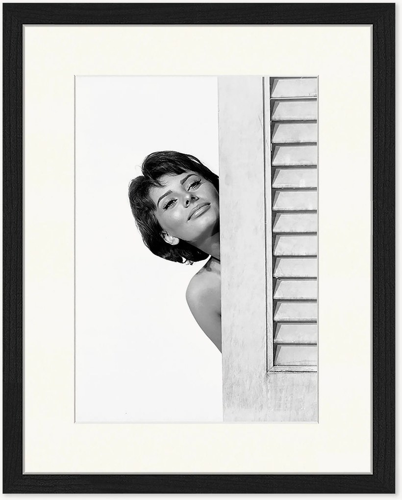 Foto incorniciata fatta a mano Sophia Loren