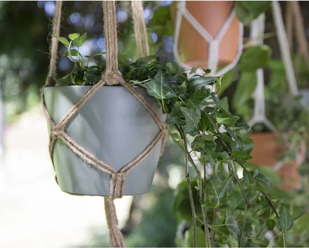 Gancio in stoffa per vaso ø 13 cm (altezza 100 cm) Macramé - Artevasi