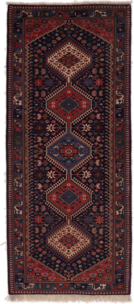 Yalameh Tappeto persiano 90x200 (Iran) Annodato A Mano