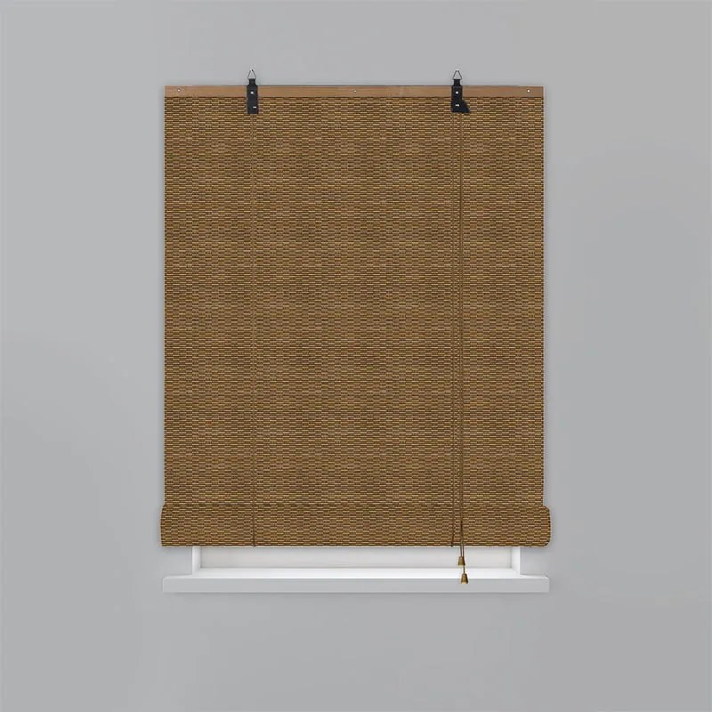 Tenda a rullo filtrante Bamboo Nairobi beige 150x220 cm