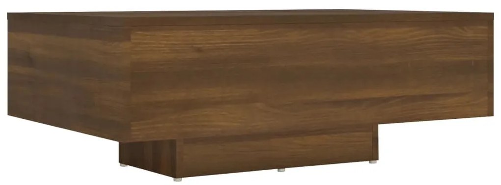 Tavolino da Salotto Rovere Marrone 85x55x31cm Legno Multistrato