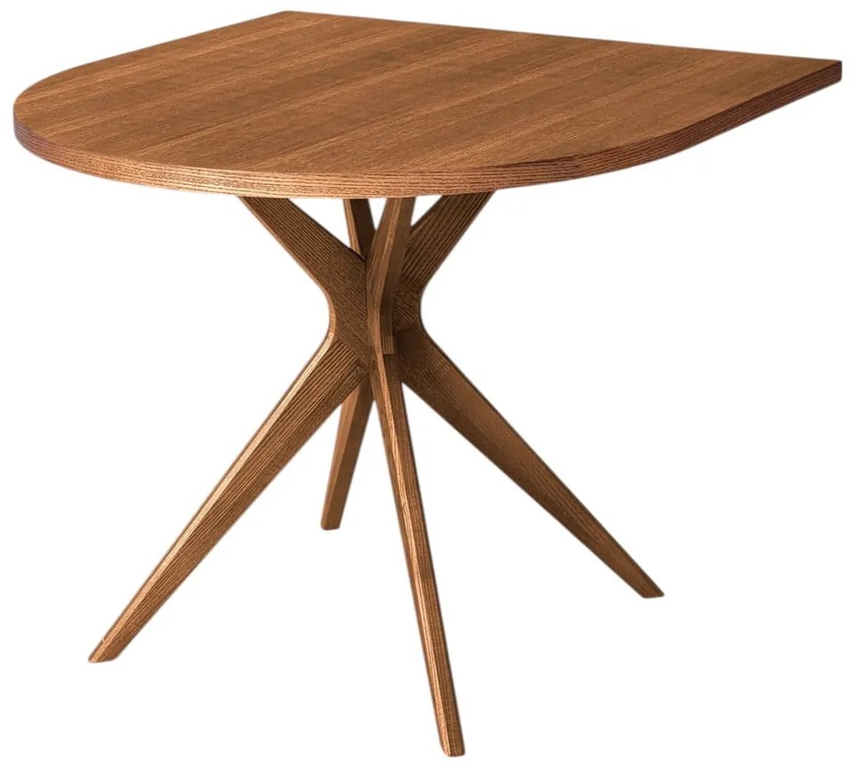 Tavolo da pranzo con effetto rovere 90x90 cm Jubi – Ragaba