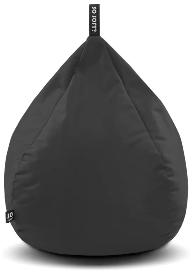 Puof a sacco grigio Drop L – So Soft?