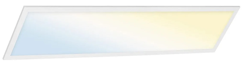 Plafoniera Moderna Piatto Brilo Smart Metallo Bianco Led Integrato 28W