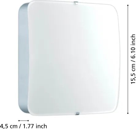 Eglo 95968 - Plafoniera LED CUPELLA LED/11W/230V cromo lucido