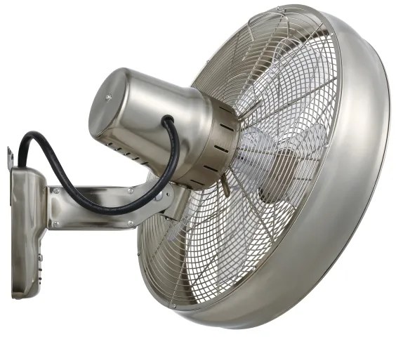 Lucci air 213126 - Ventilatore da parete BREEZE 55W/230V cromo opaco + tc