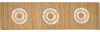 Tappeto da corridoio Beige Burlap 80 x 300 cm Tessuto a mano Boho Corridoio Camera da letto