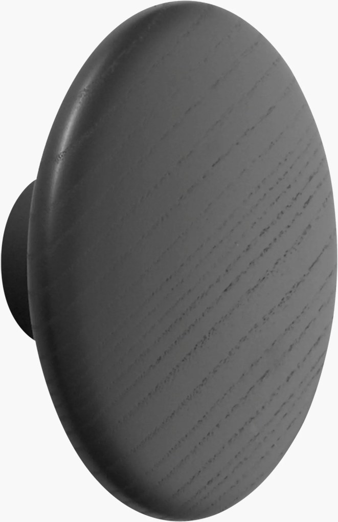 Gancio da parete in legno di quercia Dots, Ø 17 cm