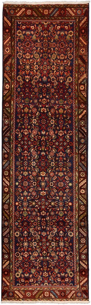 Malayer Tappeto persiano 90 x 310 Rosso (Iran) Annodato A Mano