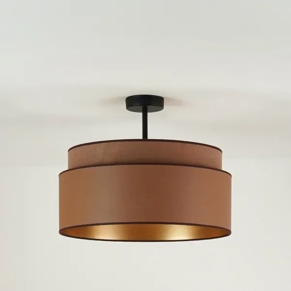 Brilagi - Lampadario OREGON VEGE 1xE27/15W/230V Ø45 cm marrone