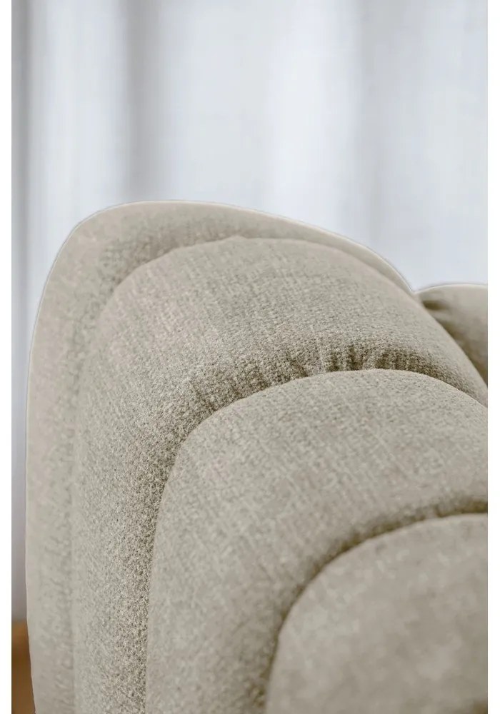 Divano angolare beige (con penisola a destra/a L) Shell – Miuform