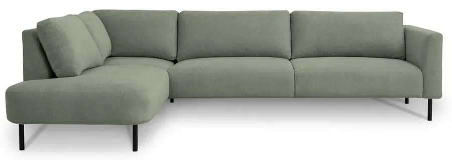 Divano angolare verde (angolo sinistro) Hero - Scandic