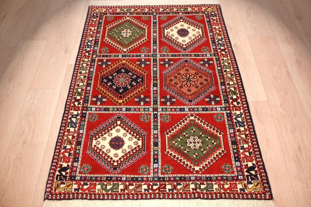 Yalameh Tappeto 100 x 150 (Iran) Annodato A Mano