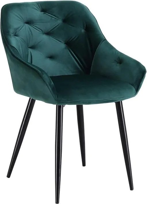 Sedia imbottita K487 - Verde