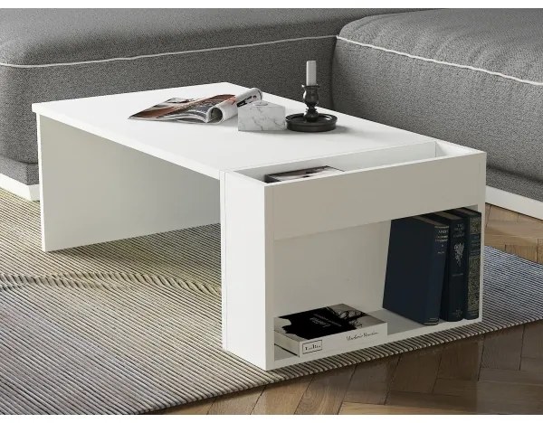 Tavolino VIEW 34x95 cm bianco