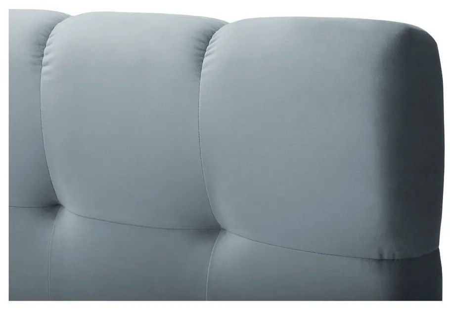 Letto boxspring azzurro con contenitore 180x200 cm Bali - Cosmopolitan Design