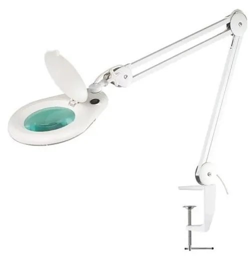 Lampada da tavolo a LED con lente d'ingrandimento LED/9W/230V bianca