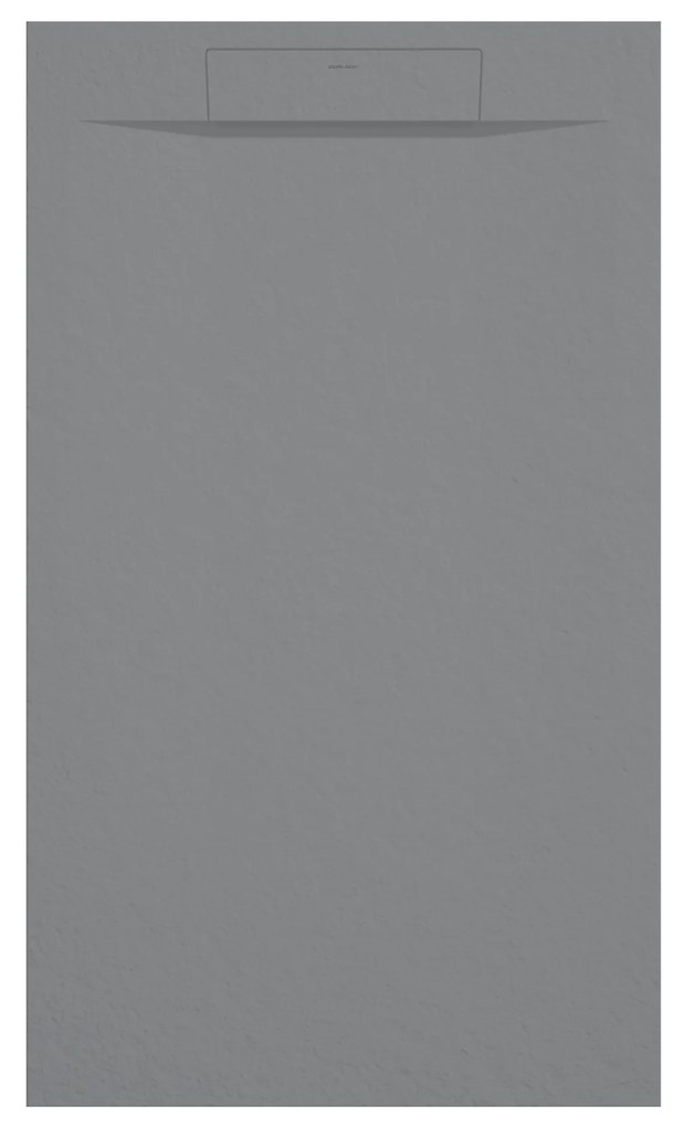 Piatto Doccia 80x160 Effetto Pietra Duplach "Zeus" Grigio Medio