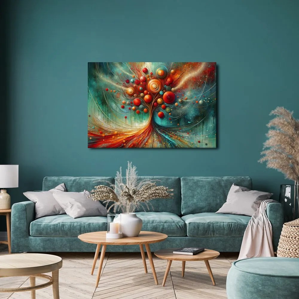 Quadro su tela – Albero della vita colorato