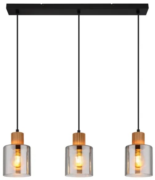 Globo 15768-3 - Lampada a sospensione su cavo ALEIDIS 3xE27/25W/230V