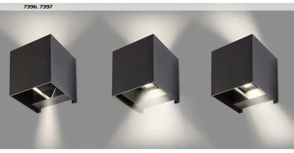 Rabalux 7396 - Applique da esterno SOLIN 1xG9/42W/230V IP54 nero