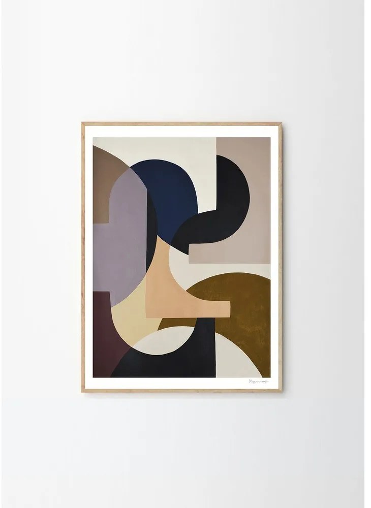 Poster 50x70 cm Rosa – Berit Mogensen Lopez – The Poster Club