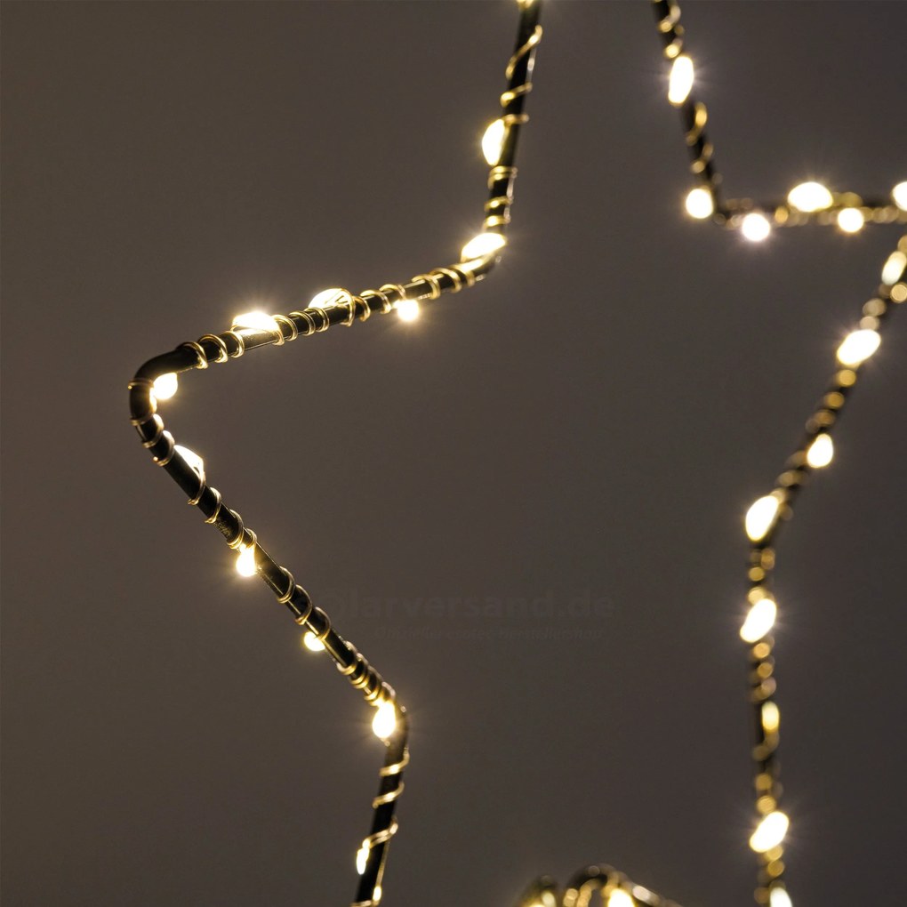 Luci Natalizie Solari set 3 stelle