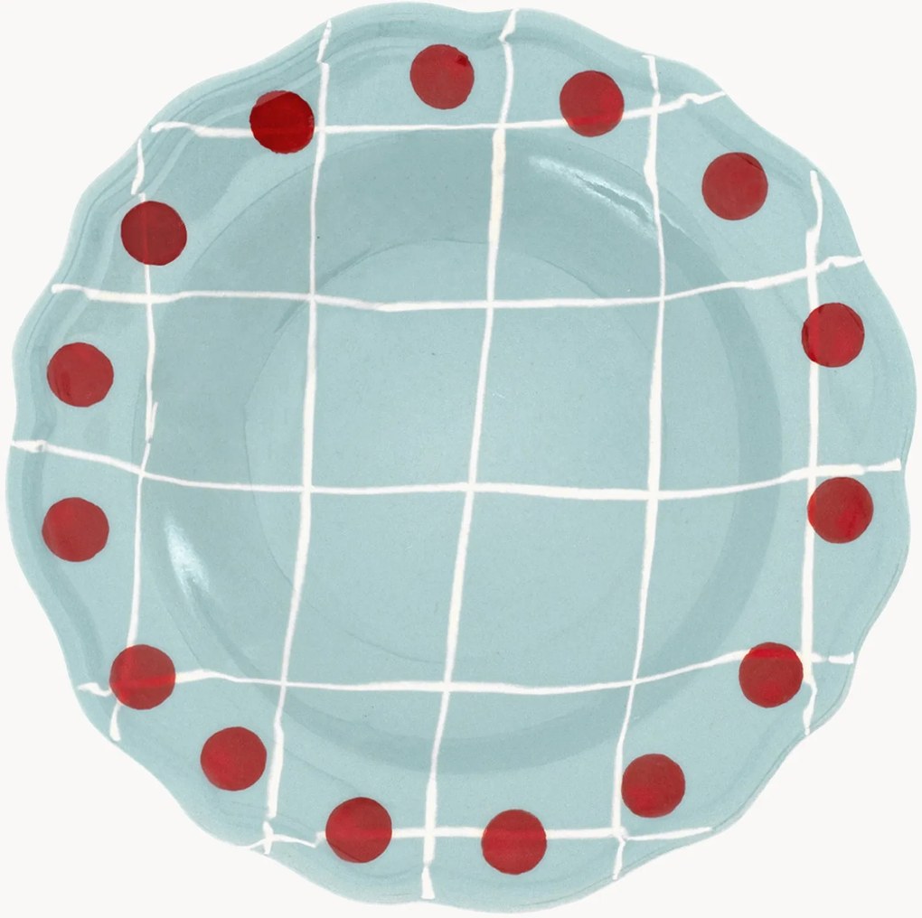 Piatto fondo dipinto a mano Amalfi