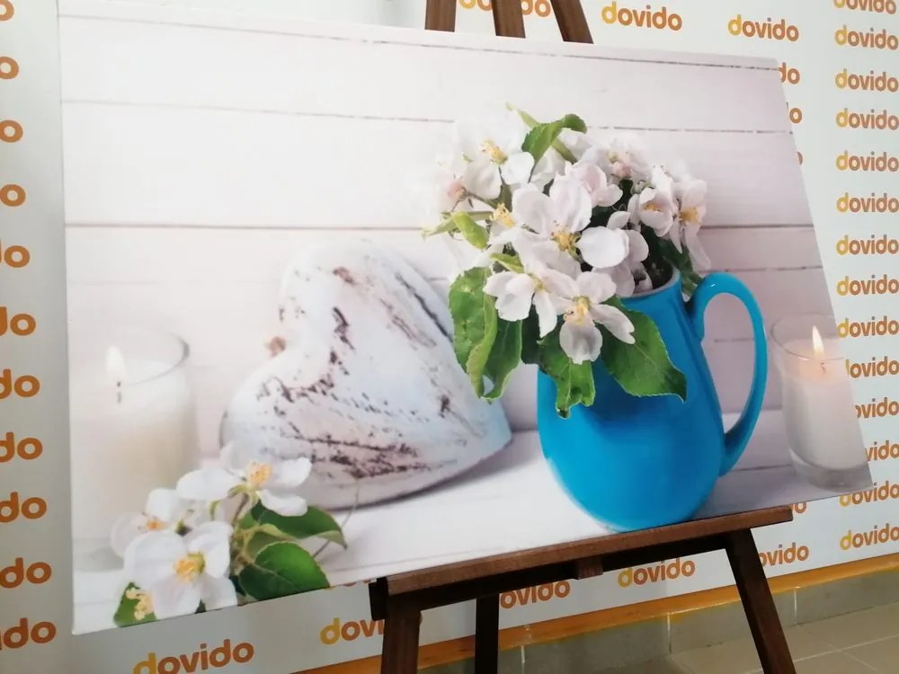 Quadro su tela – Fiori nel vaso