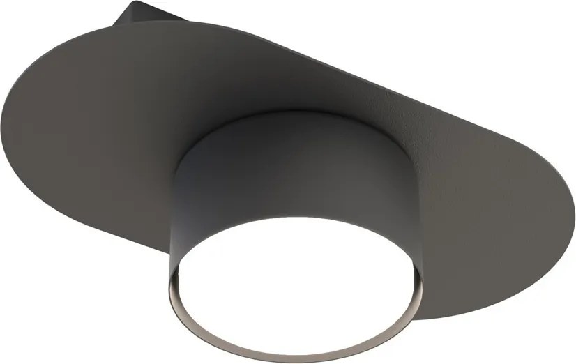 Lampada da soffitto in acciaio STILO 1 GX53 nera da interno