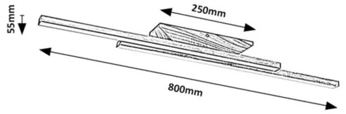 Rabalux 71084 - Plafoniera LED TAMUR LED/21W/230V 4000K
