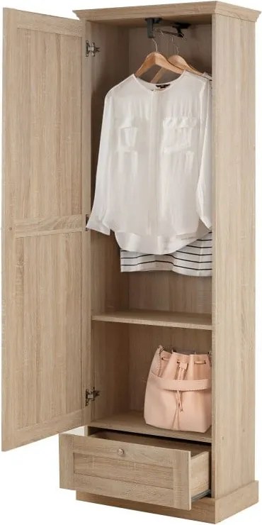 Armadio con ante effetto rovere Bruce - Støraa